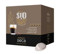 Caffè Fatto a Sud - 50 Dosettes de Café Sans Caféine Ese 44 Goût Deca - Pack de 50 dosettes - Goût Décaféiné, Espresso Italien