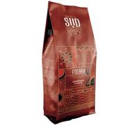 Caffè Fatto a Sud - Café en Grains Mélange Fòcara - 1 paquet de 1 Kg/2,2 lb - Goût Intense, Espresso Italien - Robusta