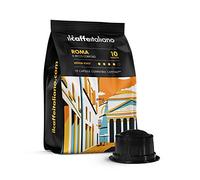 Caffè Italiano Lot de 100 capsules compatibles Caffitaly Roma Arôme intense Capsules fraîches