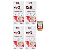 Caffè Kosè Armonioso, caffe' italiano, Caffè Macinato, Italian Café moulu, convient pour cafetière Moka, Lot de 4x 250 gr + Italian Gourmet polpa 400g