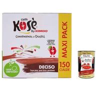 Wasa Original Lot de 3 crackers avec 100 % farine de seigle, tranches croustillantes avec farine de seigle entier, riches en fibres, 275 g + boîte italienne Gourmet Polpa di Pomodoro 400 g