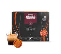 Caffè Mauro Torrefazione mélange DELUXE, 50 Capsules Compatibili con Macchine Nespresso Professional, Espresso Délicat et Aromatique, Intensité 7/10