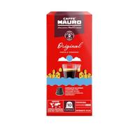 Caffè Mauro Torrefazione Mélange Original intensité 10/10-50 Capsules Aluminium - Compatibles avec les machines à café à usage domestique Nespresso* - Produit en Italie