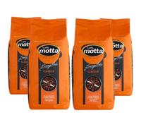CAFFE' MOTTA Caffe en grains 4 kg, grains de café de qualité Lounge Bar Espresso Classic Mélange Arabica et Robusta, fabriqué en Italie (4 boîtes de 1 kg)
