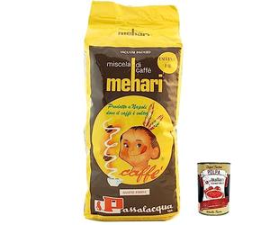 Caffe' Passalacqua Lot de 6 grains de café Mehari 1 kg + polpa Gourmet italien 400 g