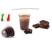 Caffè Shop Capsules Compatible Nespresso®, 50 Capsules de Mélange Mini Ciok - Mini Chocolat Ligne Espresso