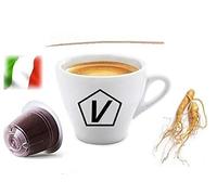 Caffè Shop Compatible avec Capsules Nespresso®, Mélange "Ginseng Amer" Ligne Espresso (20 Capsules)
