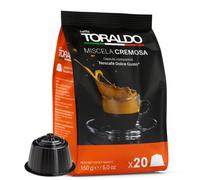 CAFFÈ TORALDO | Capsules compatibles Dolce Gusto* (100 unités, mélange crémeux)