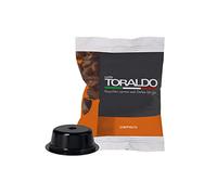Caffè Toraldo Compatible A Modo Mio Café Sélectionné, Grillé Et Torréfié en Italie Excellence Du Café Napoletano (400 Capsules, Mélange Crémeuse)