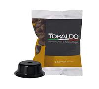 CAFFÈ TORALDO | Compatible A Modo Mio* | CAPSULE | Café sélectionné, Grillé et Torréfié en Italie | Excellence du Café Napolitain (Mélange Gourmet, 100 Unités)