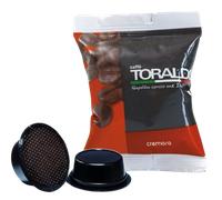 CAFFÈ TORALDO - CREMOSA - Box 100 CAPSULES COMPATIBLES A MODO MIO 7g