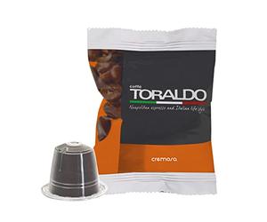 CAFFÈ TORALDO - CREMOSA - Box 100 CAPSULES COMPATIBLES NESPRESSO 5.5g