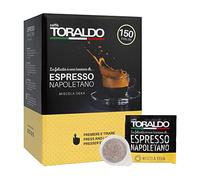 CAFFÈ TORALDO | Dosettes ESE 44 | Café sélectionné, Grillé et torréfié en Italie | Excellence du café Napolitain (300 Gaufres, Mélange Dek)