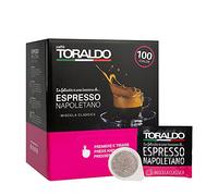 Caffè Toraldo - Dosettes Ese 44 mm pour machine à café à dosettes Mélange Classica Boîte de 100 dosettes de 7 g moulues fraîchement