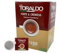 CAFFÈ TORALDO - MISCELA FORTE & CREMOSO - Box 150 DOSETTES ESE44 7.2g
