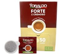 CAFFÈ TORALDO - MISCELA FORTE & CREMOSO - Box 50 DOSETTES ESE44 7.2g