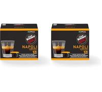 Caffè Vergnano 1882 - Capsules Café Compatibles Nescafé Dolce Gusto, Napoli - 1x12 Capsules (Lot de 2)