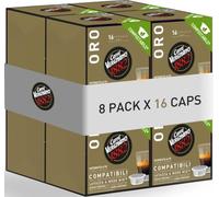 Caffè Vergnano 1882 - Capsules Compatibles A Modo Mio, Oro | 128 Capsules - 8 Paquets de 16 Capsules