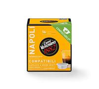 Caffè Vergnano 1882 - Capsules Compatibles avec Lavazza A Modo Mio Compostables, Napoli - 1 boîte de 16 capsules