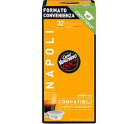 Caffè Vergnano 1882 - Capsules Compatibles avec Lavazza A Modo Mio Compostables, Napoli - 1 paquet de 32 capsules (total 32)