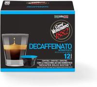 Caffè Vergnano 1882 - Capsules Compatibles Dolce Gusto, Décaféiné | 1 Paquet de 12 Capsules