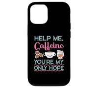 Caffeine As My Only Hope Coffee Design pour buveur de café Coque pour iPhone 12/12 Pro