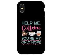 Caffeine As My Only Hope Coffee Design pour buveur de café Coque pour iPhone X/XS