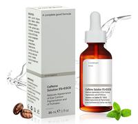 Caffeine Solution 5% + EGCG, Cafeine Contour des Yeux, Sérum pour les Yeux à la Caféine, Élimine les Poches et les Cernes, Lifte et Raffermit, Hydrate et Hydrate, 30ML