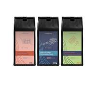 Cafféluxe 100% Arabica Flavoured Ground Coffee - 3 x 250g - White Chocolate, Cherry Chocolates