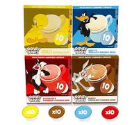 Cafféluxe Boisson au lait aromatisée Dolce Gusto Dosettes compatibles - Looney Tunes Boisson chaude ou lait frappé (1 pièce (1 paquet)) (Mixte)