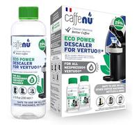 Caffenu Detartrant Machine a Cafe Compatible Nespresso Vertuo - 400 ml (4 utilisations) - Détartrant Machine à Café pour Température Idéale & Meilleur Goût - Prolonge la Durée de Vie