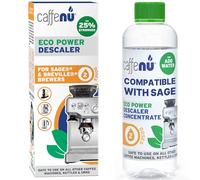 Caffenu Detartrant Machine a Cafe Compatible Sage & Breville - 200 ml (2 utilisations) - Détartrant Machine à Café pour Température Idéale & Meilleur Goût - Prolonge la Durée de Vie