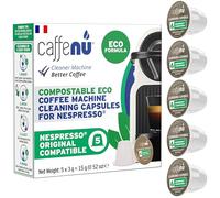 Caffenu Nespresso Compatible Eco Capsule Nettoyant Machine a Cafe x 5