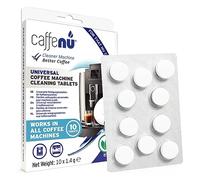 Caffenu Tablettes de nettoyage pour machine à café | 10 tablettes de 1,4 g | utilisées toutes les 100 tasses | pour voiture