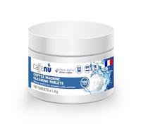 Caffenu | Tablettes de nettoyage pour machines à café | 100 x 1,4 g Tablettes | Tablette nettoyante à utiliser toutes les 100 tasses | Machine Auto, Filtre & Expresso | Utilisé pour le détartrage