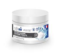 Caffenu | Tablettes de nettoyage pour machines à café | 60 x 2,5 g Tablettes | Tablette nettoyante à utiliser toutes les 100 tasses | Machine Auto, Filtre & Expresso | Utilisé pour le détartrage