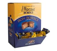 Caffo® | Borsci® | Praliné au chocolat fourré à la crème anglaise moelleuse à l'élixir de San Marzano - 1 kg (environ 50 pralinés)