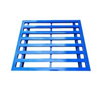 CAFIEDR Bac de rétention Industriel en Acier galvanisé - Palette de rétention des déversements pour Le Transport et Le Stockage en Usine, entrepôt et Cuisine / 1 pièce (Blue 1 Pcs 31.5 * 19.7In)