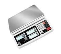 CAFIEDR Balance de comptage numérique de précision pour pièces de Monnaie, Balance électronique en grammes, Balance de comptage Industrielle de Laboratoire, Balance Num(5kg/0.1g)