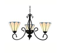 CAFIEDR Lustre de Salle à Manger, Lampe Suspendue de comptoir de Bar de Restaurant, Lampe Suspendue de Salon(3 têtes)