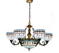 CAFIEDR Lustres de Salon européens de Luxe, Abat-Jour en Forme de mer, luminaire Suspendu pour Restaurant