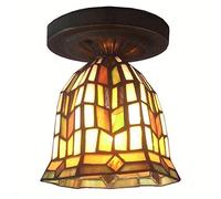 CAFIEDR Plafonnier de 6 Pouces pour Couloir, Balcon méditerranéen, plafonniers de Couloir, luminaires de Plafond de Chambre à Coucher à Treillis européens