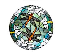 CAFIEDR Plafonnier Style, 12/16/20 Pouces, plafonniers Ronds en Verre teinté, lustres décoratifs Vintage E27 pour Salon, Chambre, Salle à Manger, Couloir, Cuisine, DX54,50 cm