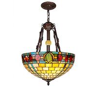 CAFIEDR Plafonniers de Chambre baroques européens de 16 Pouces, Style, en Demi-Cercle Ascendant, pour Balcon, Couloir, Restaurant