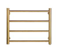 CAFIEDR Sèche-Serviettes électrique Mural en Acier Inoxydable, avec Prise dorée.