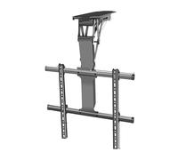 CAFIEDR Support Mural Électrique pour Téléviseur, Système De Levage Escamotable Dissimulé, Support Mural Rétractable pour Téléviseur Fixé Au Plafond, Réglage Automatique De l'angle D'.