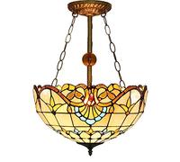 CAFIEDR Suspension rétro Simple de 40 cm, Style, 40 cm, en Verre teinté, idéale pour Les Restaurants, Les Cuisines et Les Bars.