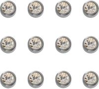 Caflon Lot de 120 prothèses Boucles ton argent cristal Piercing d'oreille Clous