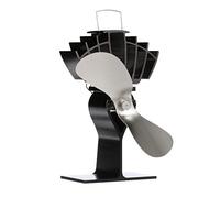 Caframo Ecofan UltrAir, Ventilateur de poêle à Bois de Style Classique, alimenté par la Chaleur, 212 m3/h, Lame en Nickel de 20,07 cm (7.9 po)