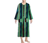 Caftan Marocain Abaya Homme Djellaba Grande Taille Coffret Musulman Kurta Robe Musulmane À Manches Longues Qamis T-Shirt Africain Costume Indien Courtes Col en V pour Les Musulmans Deguisement Arabe